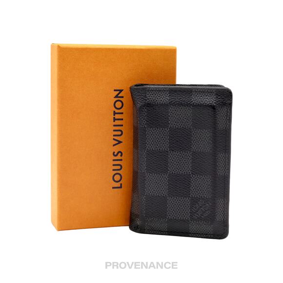 🔴 Louis Vuitton Pocket Organizer Wallet - Damier Graphite - Picture 1 of 8